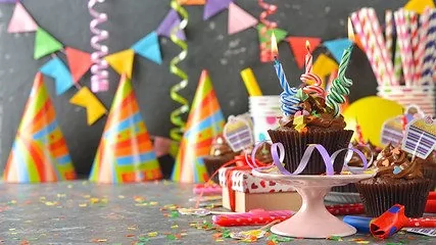 Birthday party setup