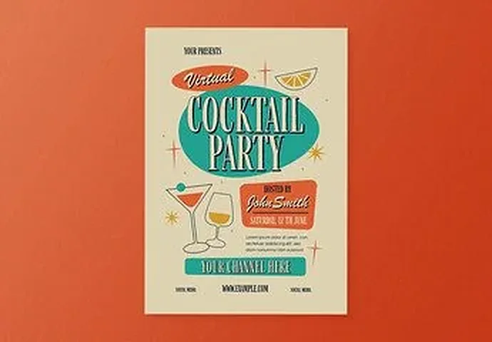 Cocktail party invitation